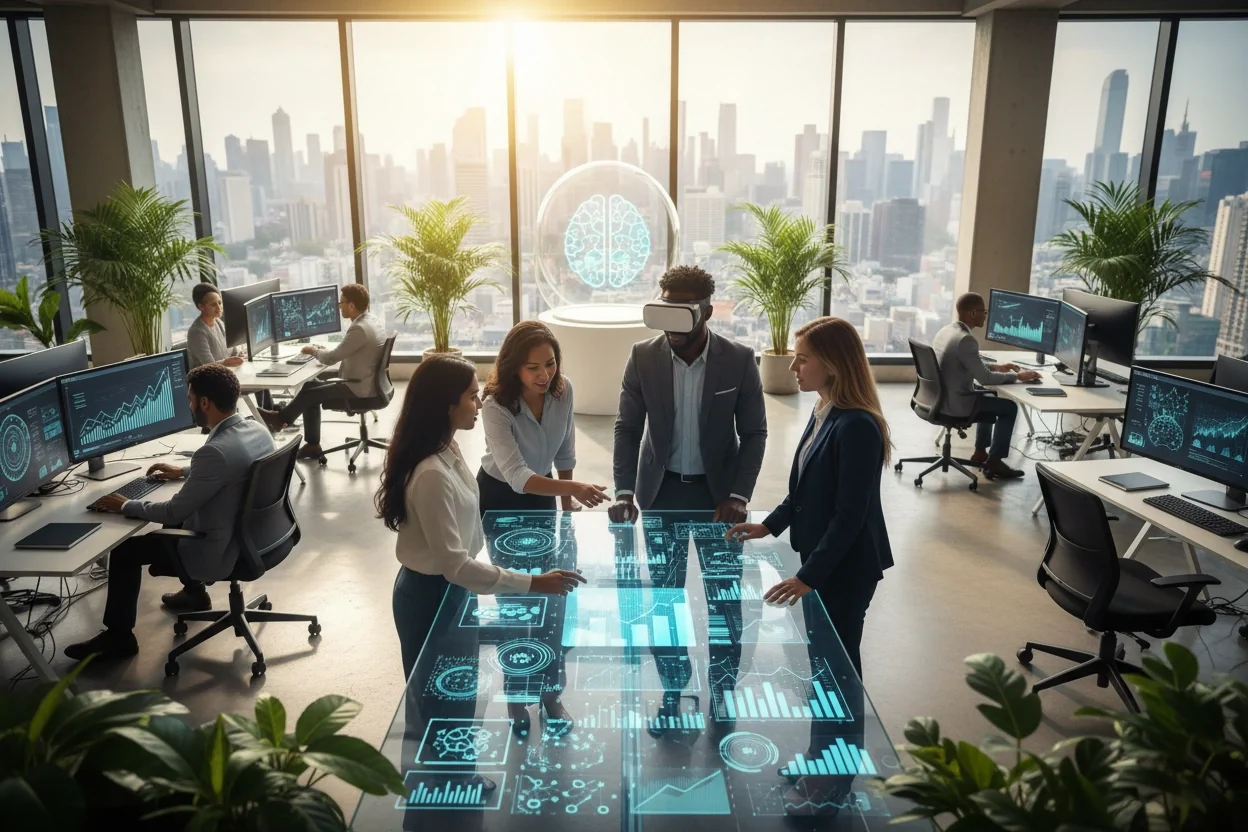 Professional image illustrating AI Growth Strategies for Entrepreneurs