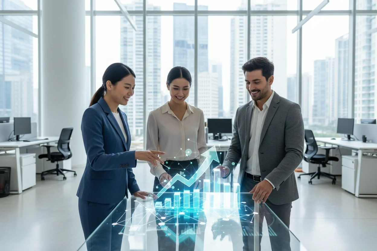 Professional image illustrating Effective AI Growth Strategies