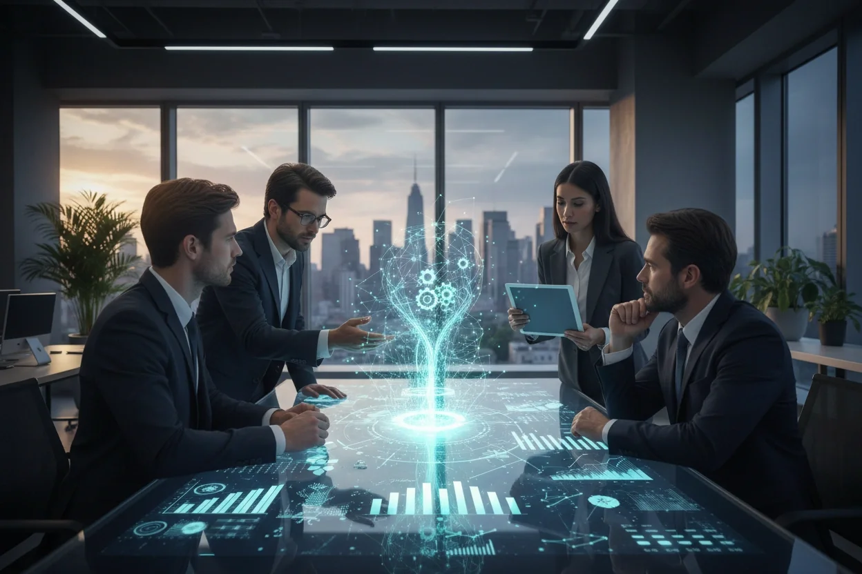 Professional image illustrating Understanding AI for Business Growth