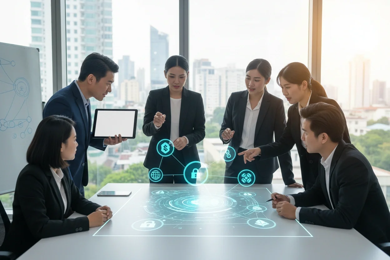 Professional image illustrating Developing a Web3 Business Strategy