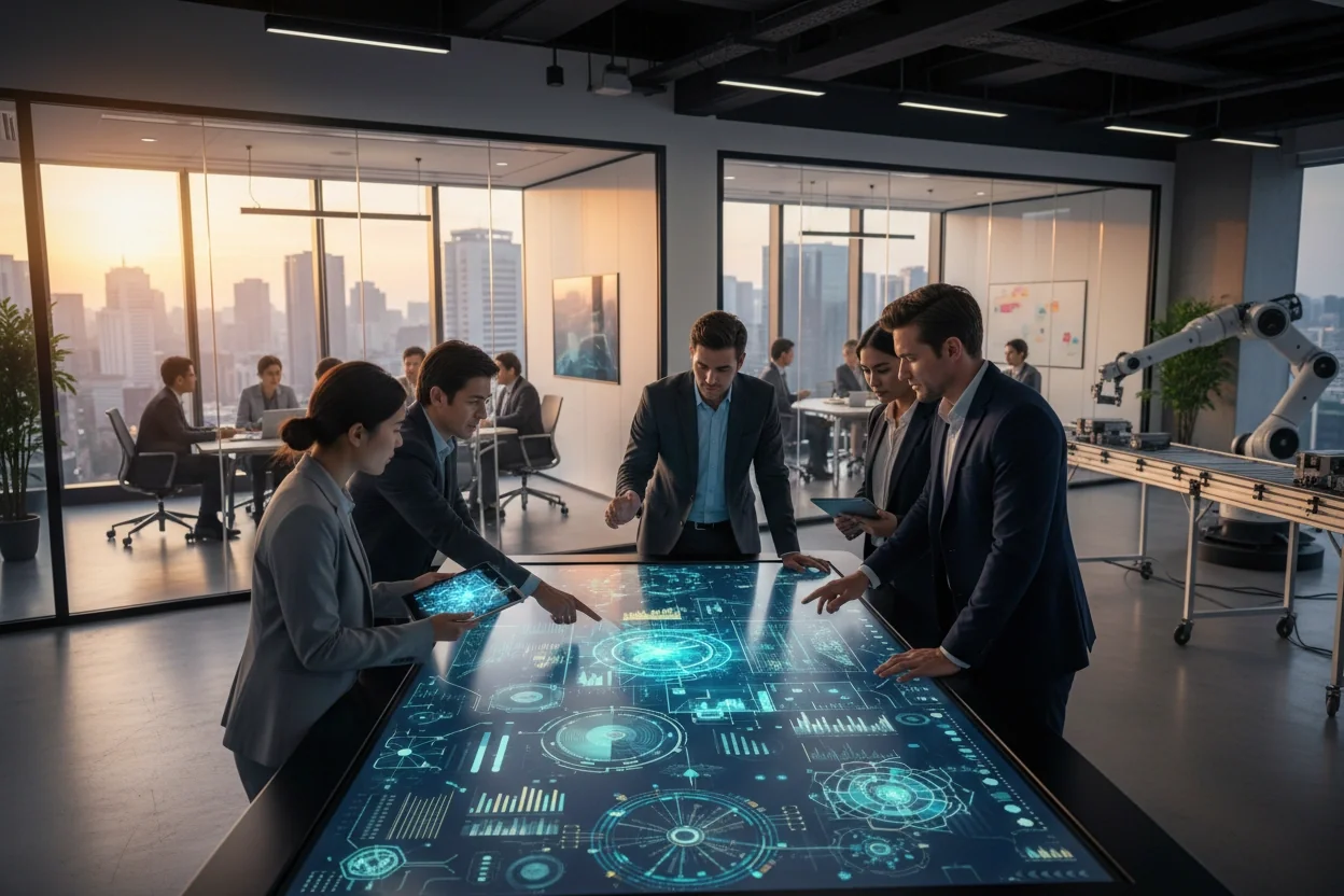 Professional image illustrating Implementing AI Growth Strategies