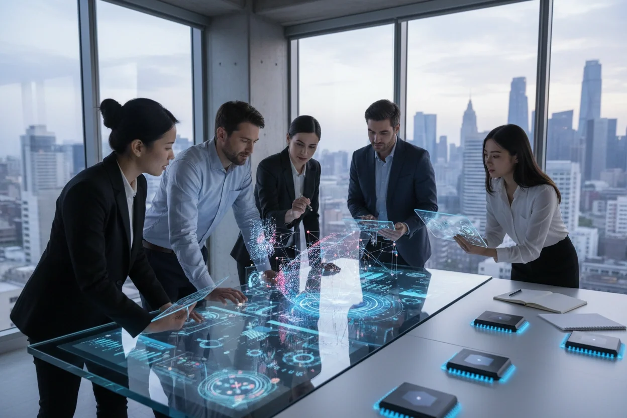 Professional image illustrating Developing Effective AI Growth Strategies