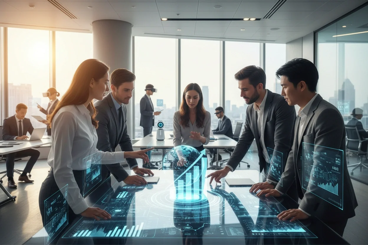 Professional image illustrating AI Growth Strategies