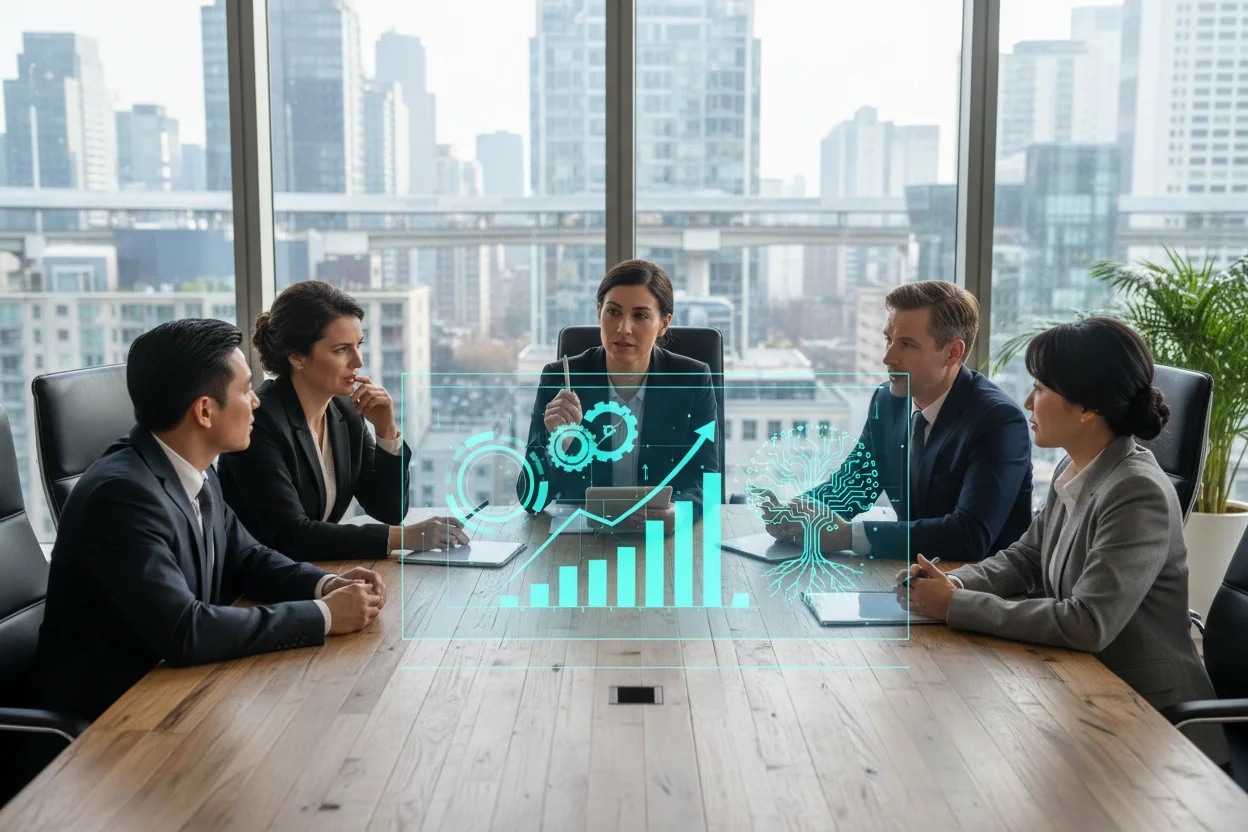 Professional image illustrating Understanding AI for Business Growth